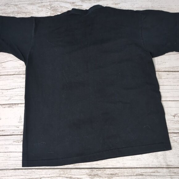 Vintage 1997 Street Performers Festival Black Graphic T Shirt Men Size XL - Picture 7 of 7